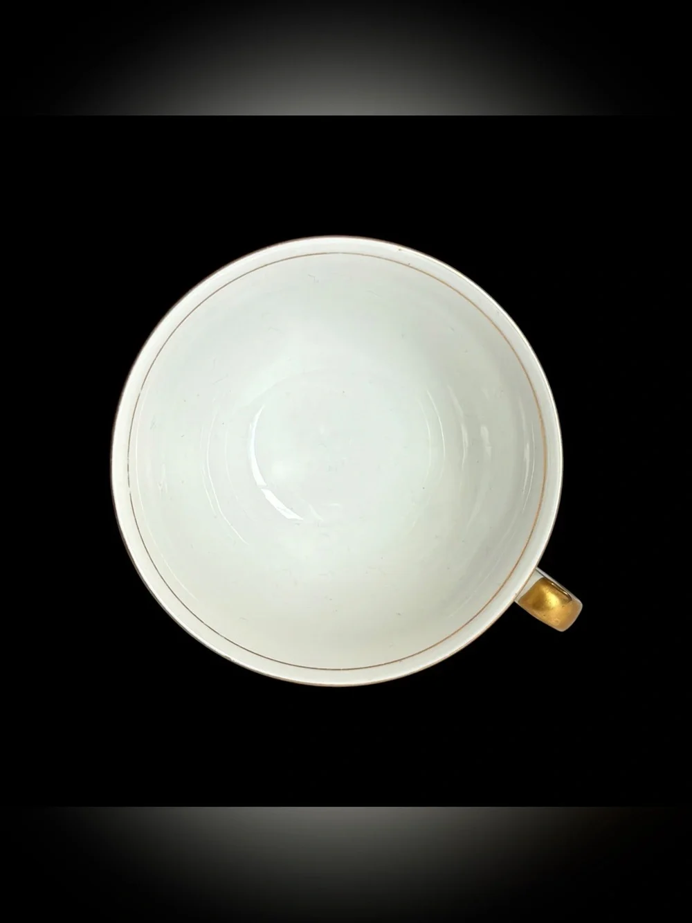Vintage Meito China Dalton Teacup and Saucer Set, Gold Gilded Floral Porcelain